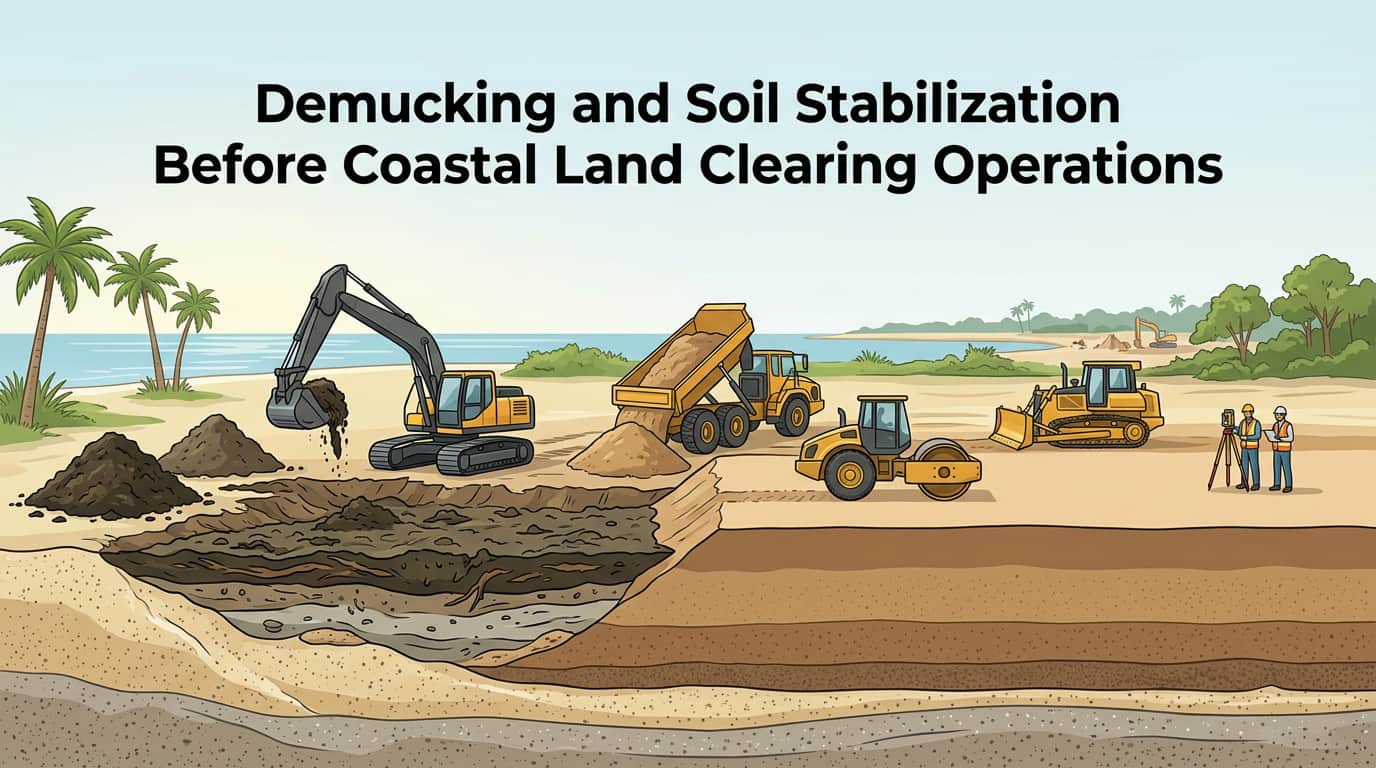 Demucking and Soil Stabilization in Flagler Beach